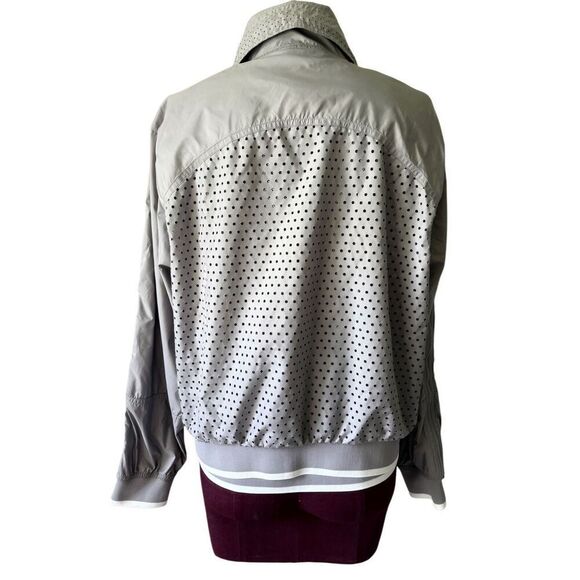 Stella McCartney x Adidas Barricade Bomber Full Zip Jacket size S Gray Silver - Picture 3 of 15